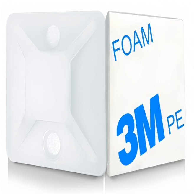 마운트 케이블타이 홀더 흑백 중 3m, 화이트, 100개