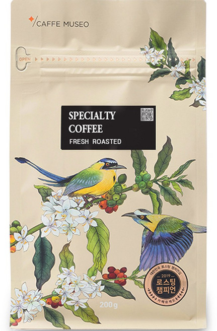 갓볶은 커피 카페뮤제오 에티오피아 워터 디카페인 HACCP인증, 1개, 200g, 에스프레소