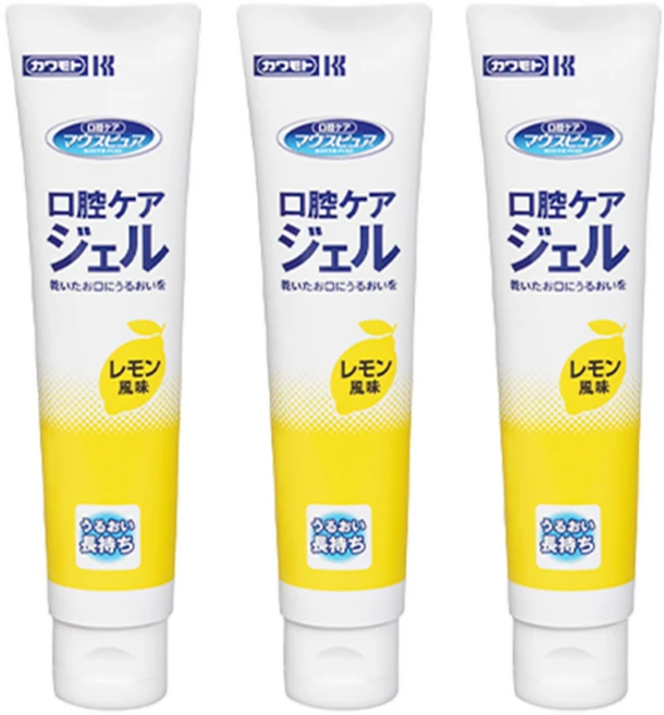 가와모토 구강 보습 겔 구강건조증 레몬맛, 3개, 40g - 쿠팡