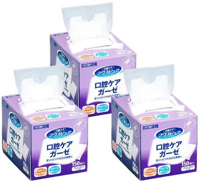 가와모토 구강 거즈 가아제 cm, 3개, 150매입