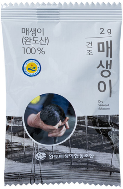 완도 동결건조 매생이 간편 블럭 이유식, 2g, 30개