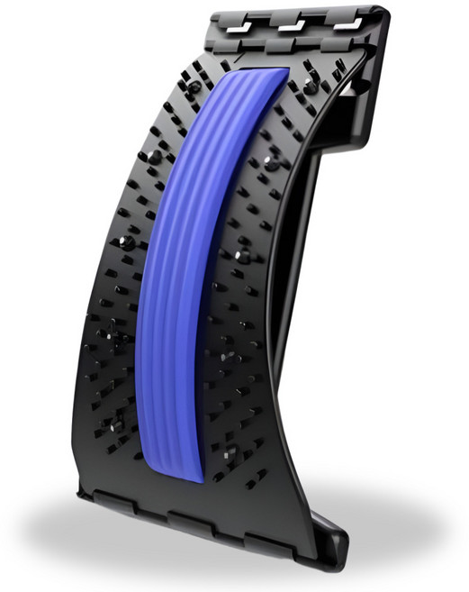 모노텔링 등지압패드 굽은등 자세, 블랙, 1개