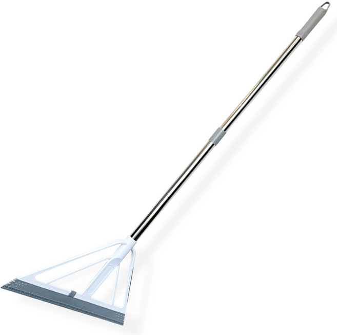 앙플러스 다용도 실리콘 물기 제거 스퀴지 빗자루, 1개, 화이트