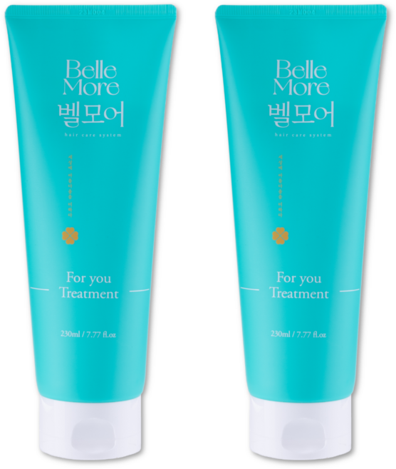 벨모어 이공포유 헤어트리트먼트 물미역 단백질 크리닉 프로페셔널 미용실용 전문가용 향기좋은, 230ml, 2개
