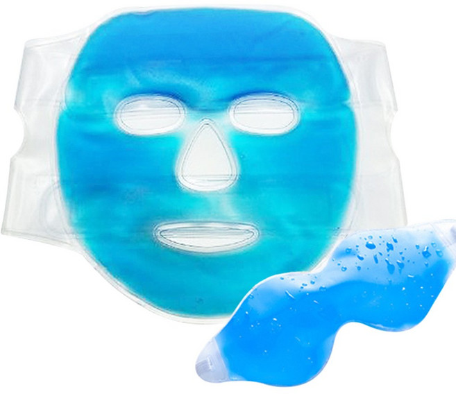 얼굴 페이스 아이스 쿨 쿨링 붓기 제거 냉 온 마스크 팩 (눈 쿨링팩 증정), 1개