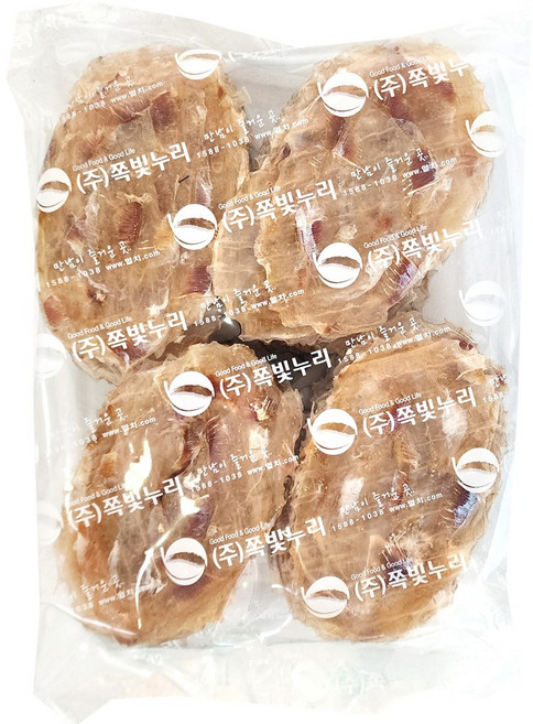 참쥐포 3s 1kg (약125장) 베트남산 프리미엄 정품 쥐포 주전부리 쪽빛누리, 1개