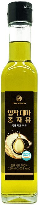 HACCP 대마종자유 오일 250ml 햄프씨드, 1개