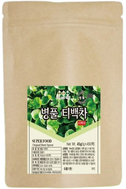 병풀차 호랑이풀 덖음 숙성 티백차 45g, 1개, 45개입