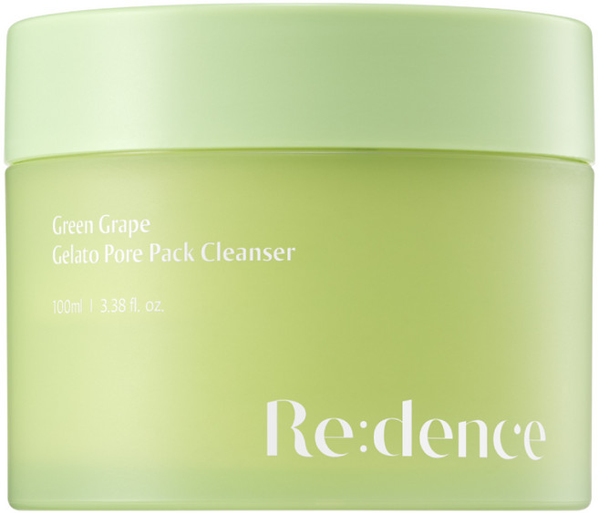 리덴스 청포도 젤라또 퍼팩트 휩 약산성 저자극 모공 딥 팩클렌저, 100ml, 1개
