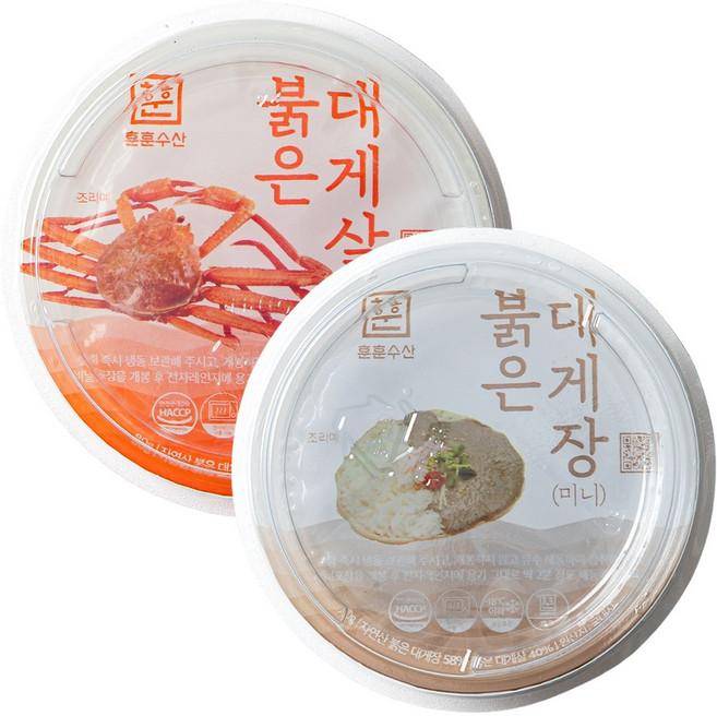 훈훈수산 홍게살 게내장 대게장 70g+대게살80g SET, 1개