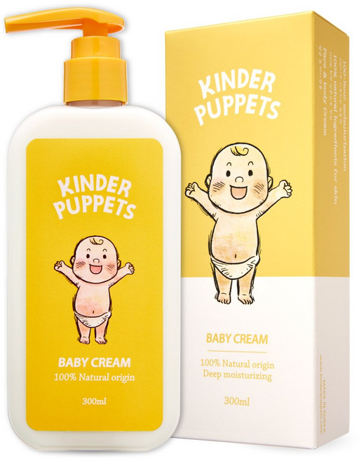 킨더퍼페츠 유아용 크림, 300ml, 1개