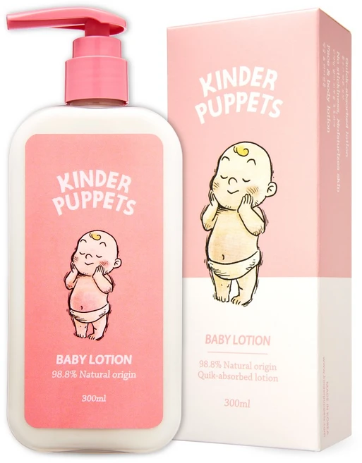 킨더퍼페츠 유아용 수분보습 로션, 3개, 300ml - 쿠팡