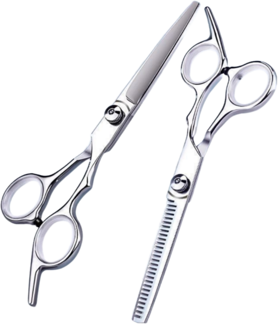 핑크트리샵 가정용 미용가위세트, 1개, 실버