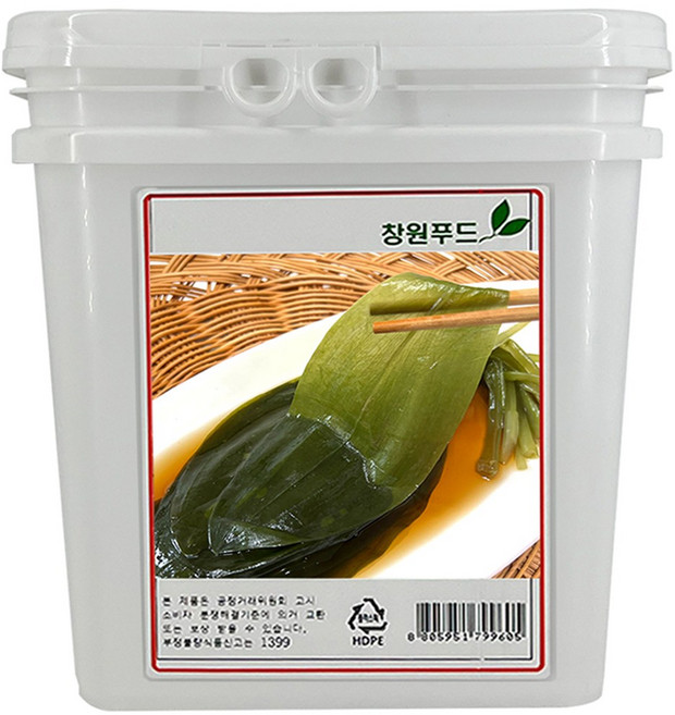 세장원 3대맛찬 국내제조 업소용 명이나물 10kg, 1개