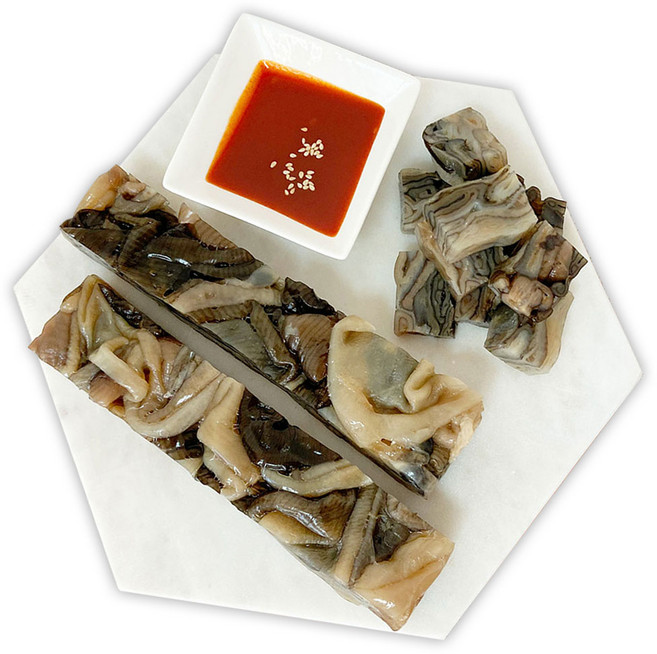 국산 홍어껍질묵 800g (3-4인분) / 홍어묵 피쉬콜라겐 흑산도홍어 택배, 1개