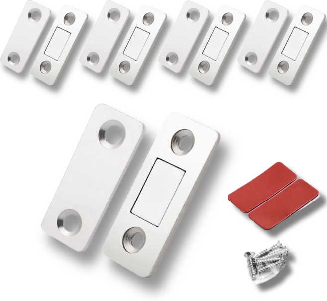 고트 그립핀 무타공 자석 서랍 도어 캐치, 5세트