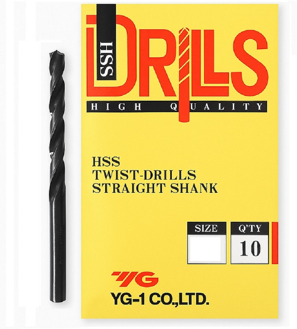 와이지원하이스드릴 10개세트 철기리 비트 HSS 국산 고급형 made in Korea, 6.0mm, 1세트
