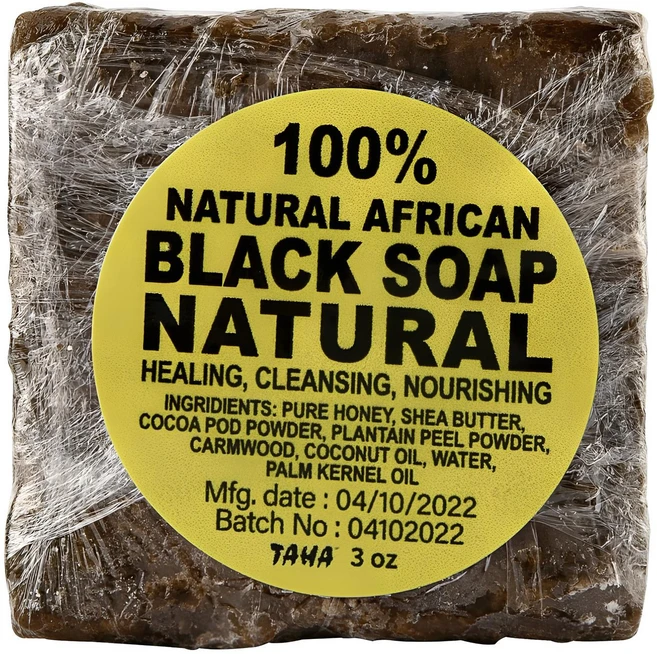 타하 천연 블랙솝 아프리칸 블랙비누 클렌징 비누 85g, 1개, 1개 - 쿠팡