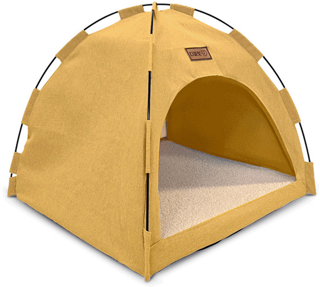디클펫 반려동물 365 텐트 하우스, 옐로우, 1개