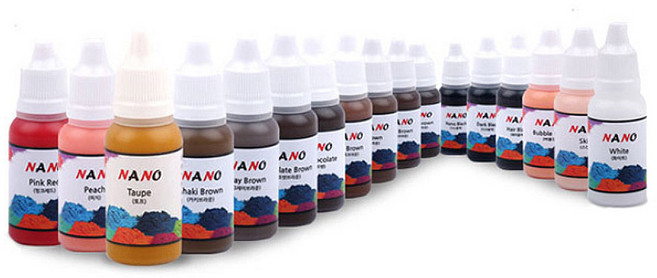 하나뷰티 반영구색소 나노 머신전용 눈썹 입술 아이라인 문신 15ml, 1개, 뉴다크초콜렛브라운