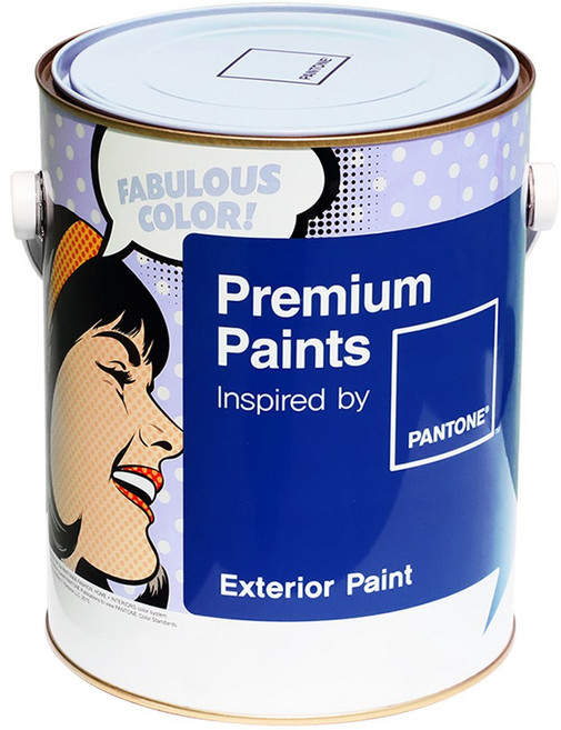 노루페인트 친환경 프리미엄 수성페인트 팬톤페인트 올인원, 외부용 4L 계란광 (컬러번호 배송메시지에 기재), 1개