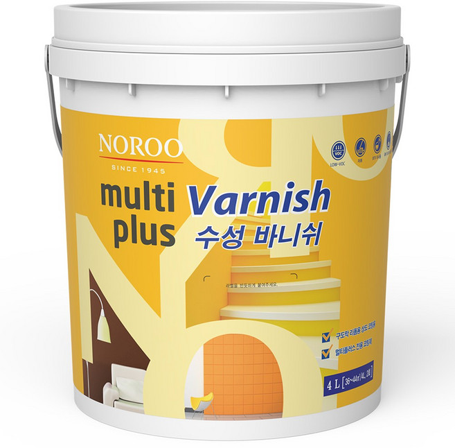 노루페인트 친환경 멀티플러스 수성바니쉬 1L 투명, 1개