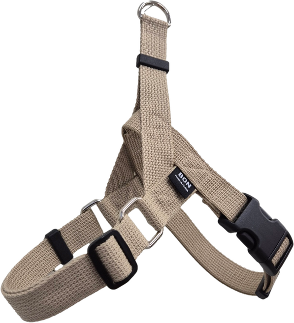 [국내산] BON 엘붐하네스 초대형견 대형견 중형견 소형견 4사이즈 5색상, 베이지, 1개