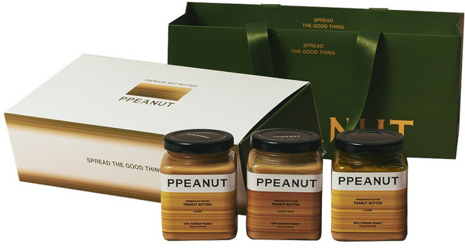 피피넛 피넛버터 시그니처 셀렉션(클래식230g+클래식230g+크런치그레인230g)