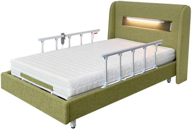 우성이엔지 WS1100J 슈퍼싱글 모션 베드 가정용 의료 침대 재활 한방 요양 병원 VIP실, 매트두께 15cm, 1개