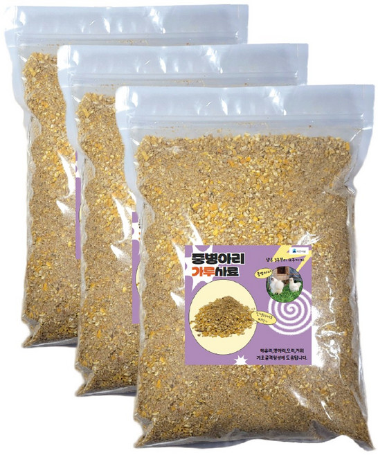 닭 사료 [중병아리용 가루사료], 1kg, 1개