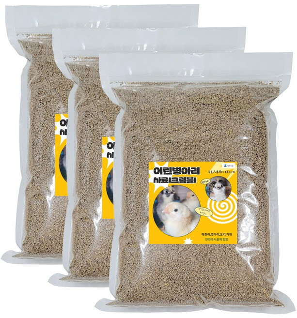 닭 사료 [어린병아리용 크럼블사료], 1kg, 1개