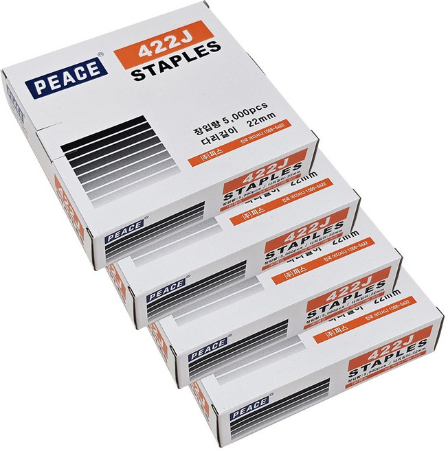 철물코리아 타카핀 1박스 타카핀422, 4개