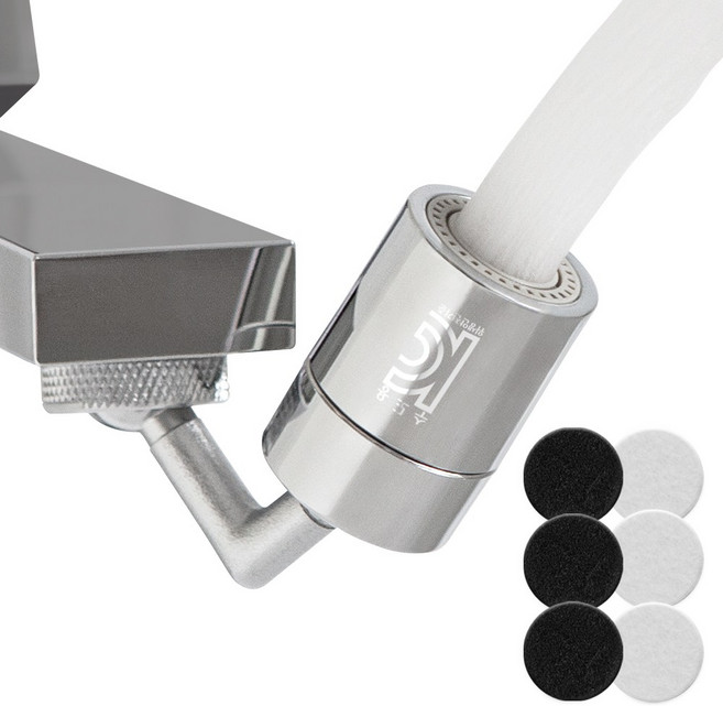 해피달링 720도 세면대 각도조절 워터탭 + 수전 교체 필터, 1개