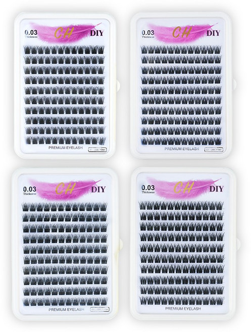 CH 부분속눈썹 0.03미리 두께의 자연스러운 초경량 아이래쉬 E5 9-16미리, 1개, 13mm