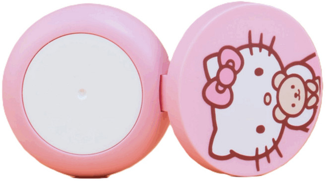 그루밍 (grooming) 여행용 휴대용 비비크림 제작 빈 케이스 쿠션 용기 해면 스펀지 소모품, 1개, 고양이 쿠션 케이스