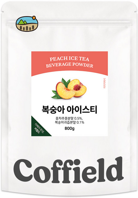 커필드 복숭아 아이스티 파우더, 1개, 1개입, 800g
