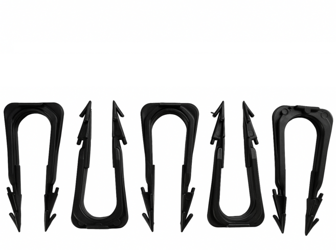 제일선재 U핀(PVC) 1.5x60(1BOX=1 000EA) 엑셀고정핀 엑셀파이프고정, 1개