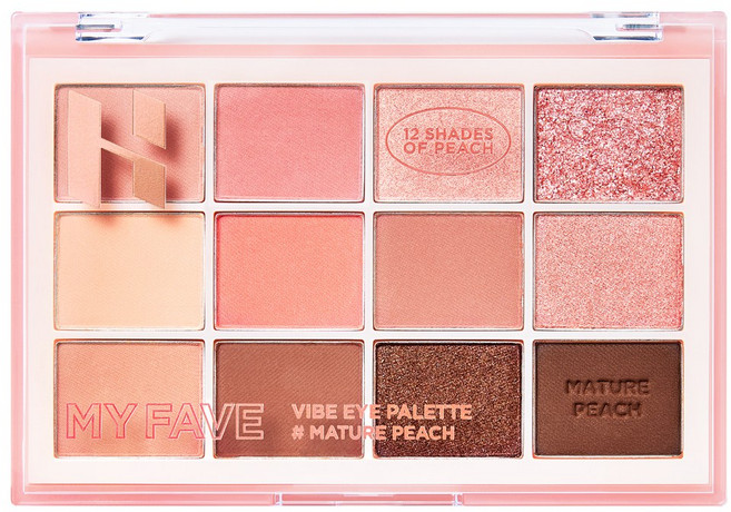 홀리카홀리카 [S/S 라이프프루츠] 마이페이브 바이브 아이 팔레트, 머추어피치, 1개