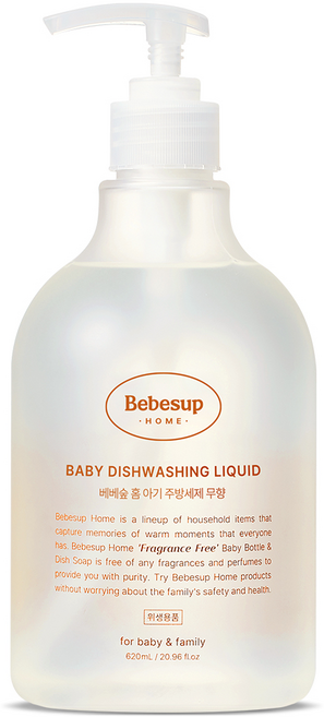 베베숲 홈 아기 주방세제, 620ml, 1개