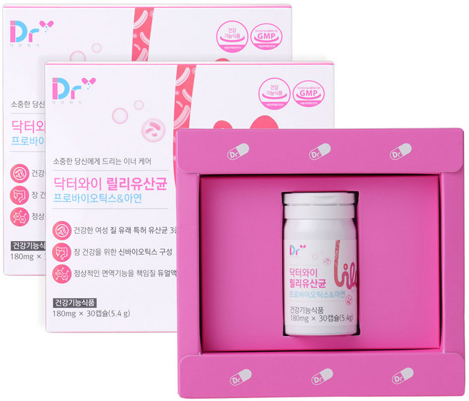 DrY 릴리유산균, 30정, 2개