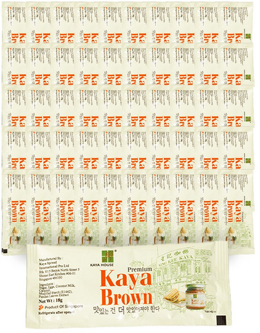 KAYA HOUSE 咖椰 優質咖椰醬隨身包, 900g, 1袋