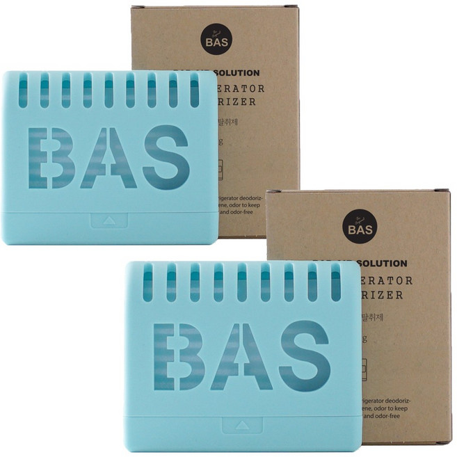 BAS 냉장고 탈취제 본품, 20g, 2개