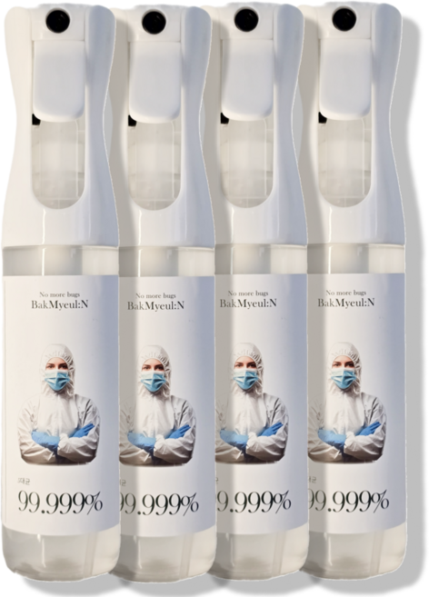 박멸앤 99.999% 그래핀 피톤치드 스프레이, 4개, 300ml