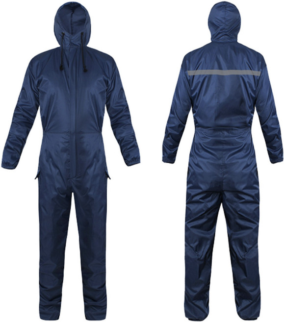 카멜로 메쉬 원피스 통기 피스복 선실복 생활 방수 바람막이 방수 작업복 작업용, L, 1개