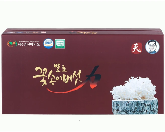 꽃송이버섯 효소 발효현미버섯 천 스틱형 90포, 405g, 1개 - 쿠팡