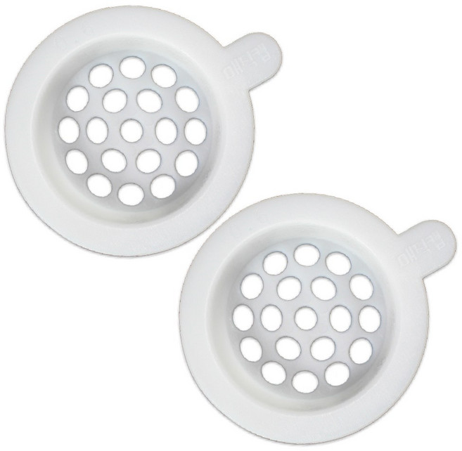 매직캡 욕조 머리카락 거름망 2p, 화이트