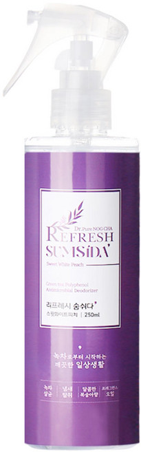 리프레시숨쉬다 뉴 강력 섬유 실내 범용탈취제 냄새제거, 1개, 250ml