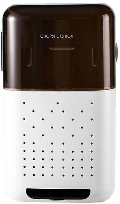 도매짱 간편부착 물빠짐 수저통 벽걸이 수저정리함 수저꽂이 세트 주방걸이 조리도구 주방정리 숟가락통 젓가락통 (domejjang), 1개