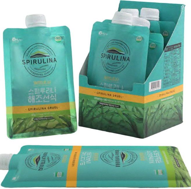 [HACCP] 스피루리나 단백질쉐이크 해조선식 다이어트 식사대용 건강식, 15개, 40g
