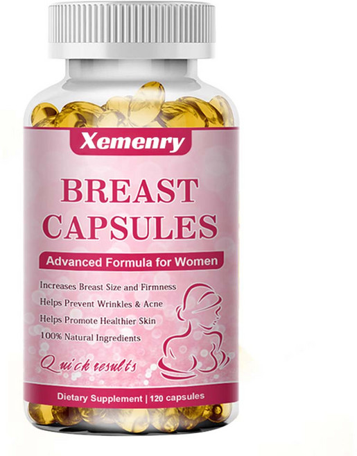 여성과 남성을 위한 유방 확대 알약과 에스트로겐 보충제 여성과 트랜스젠더를 위한 유방 확대 알약, 1개, 60정